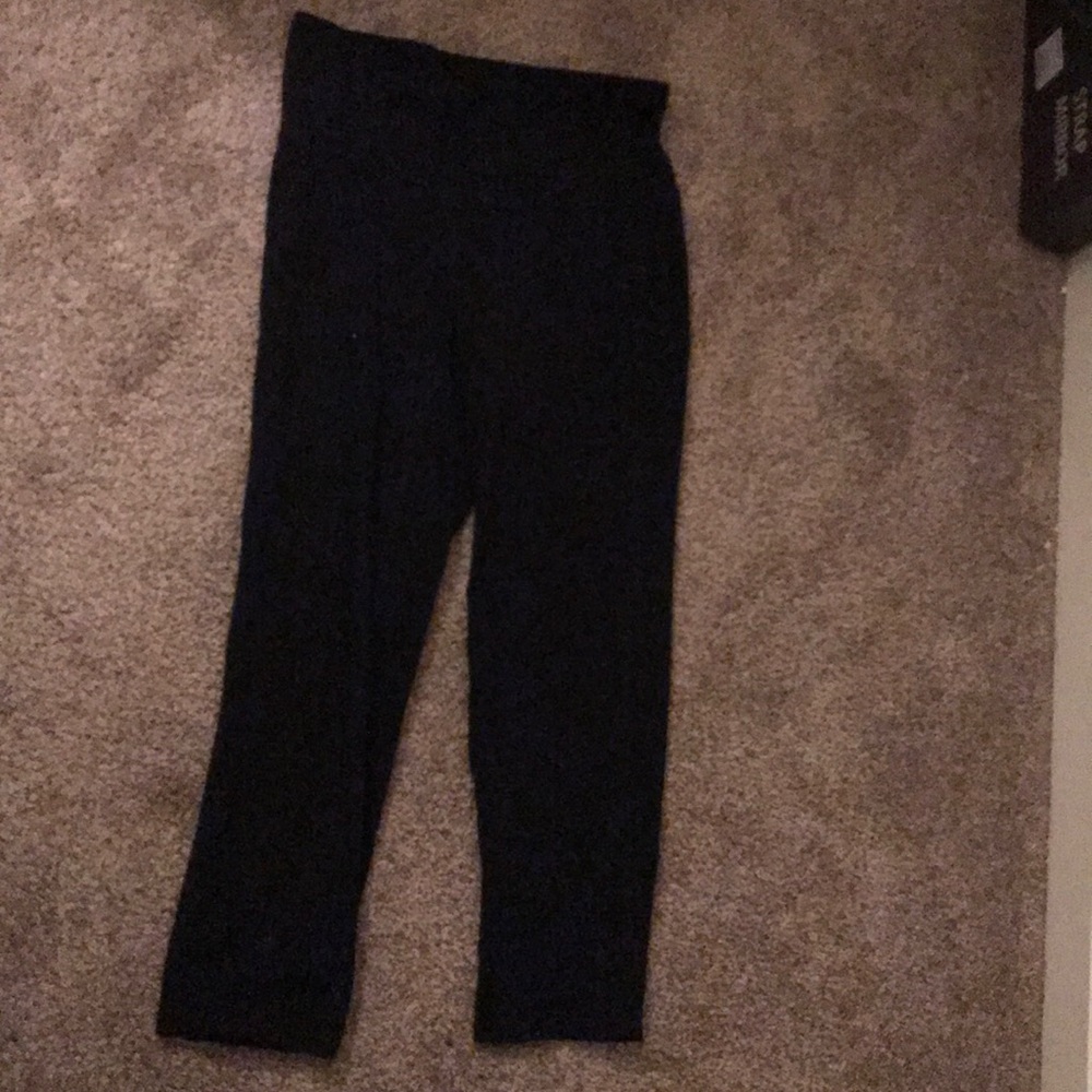 Black capri athleta leggings